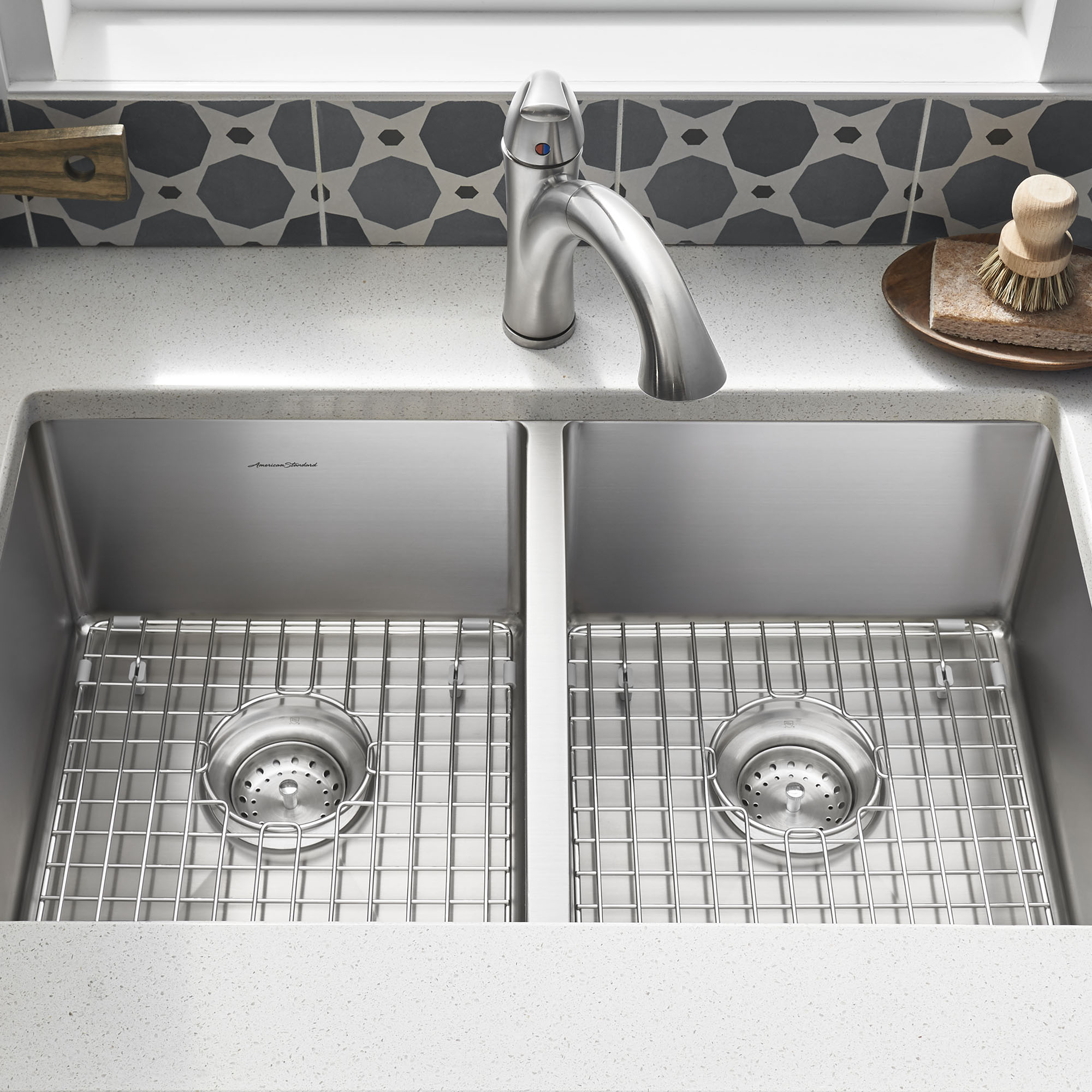 Pekoe 29 x 18-Inch Stainless Steel Undermount Double Bowl Kitchen Sink